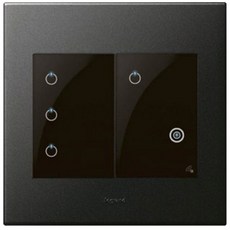 legrand Arteo 柔軟觸感 4 爪開關石墨, 1個