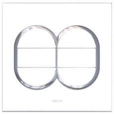 legrand Arteo 寬 5 爪圓形機械開關白色, 1個