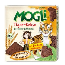모글리 유기농 타이거 어린이 비스킷, 카카오, 1개