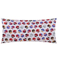 貓頭鷹長形棉質靠墊, 紅色