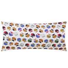 홈앤슬립 부엉이 순면 등쿠션 솜포함, 옐로우