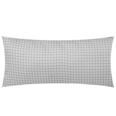 홈앤슬립 타임체크 순면 등쿠션 솜포함, 그레이