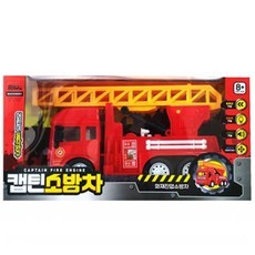 재미존 캡틴 소방차 완구, 혼합 색상, 1개