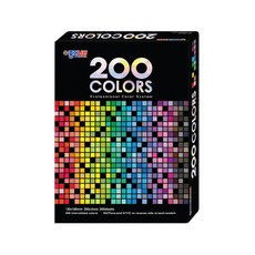 종이나라 신 200 Colors 컬러가이드 대, 1개