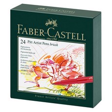 FABER-CASTELL 輝柏 PITT畫筆, 24 種顏色, 1套