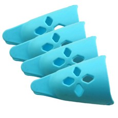 Petnine 狗貓用海豚造型訓練嘴套 彩色包 S + M + L + XL, 藍色, 1套