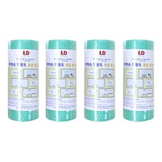 LIVING DUO Mamasong 薄荷捲筒抹布, 50個, 4個