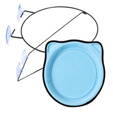 펫코디 고양이페이스 윈도우 시트, 블루, 1개