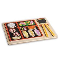 가이드크래프트 푸드 트레이 일본식 원목퍼즐세트, 1세트