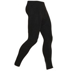 manzi 男款前開口運動刷毛緊身褲