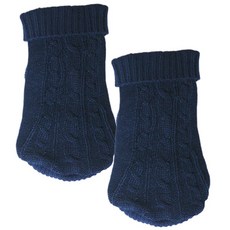 Pet Nine 狗 & 貓 素色毛衣 2件組, 海軍藍