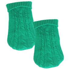 Petnine 狗狗 & 貓咪 素色毛衣 2件組, 綠色