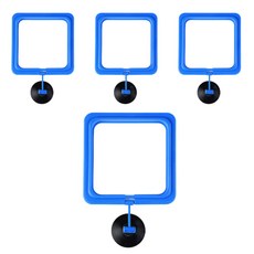 블럭마트 수족관 열대어 피딩컵 사각, 4개