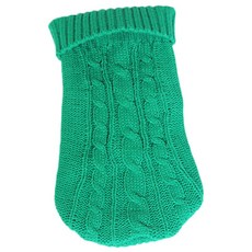Pet Nine 狗 & 貓 素色毛衣, 綠色