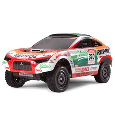 한국타미야 1/10 RC Team Repsol Mitsubishi Ralliart Racing LANCER RC카 58421, 혼합 색상, 1개