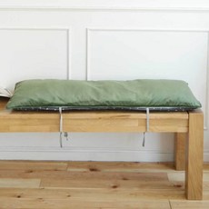 天鵝絨長椅坐墊, 綠色