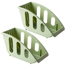 블럭마트 주방 접시꽂이, 2개, 그린