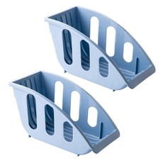 블럭마트 주방 접시꽂이, 2개, 블루