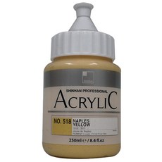 SinHan 壓克力顏料 518 Naples Yellow, 250毫升, 1 種顏色