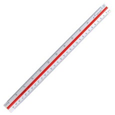 우찌다 삼각스케일 30cm, 1개, 혼합 색상