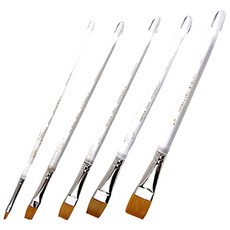 Babara 畫筆5支組套裝, 8/1cm, 4/1cm,3/8cm, 2/1cm, 5/8cm, 1套