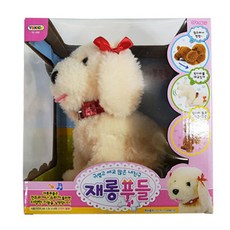 정경유통 재롱 푸들 작동 인형 랜덤 발송, 혼합 색상, 1개