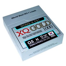 DONG-A XQ Gold 1000 自動鉛筆芯 H 60入, 0.5mm, 12個