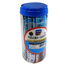 Alpha 美工刀 9mm A-202 30入, 1套, 混合顏色