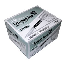 ALPHA 螢光筆 3色組, 混色, 24入