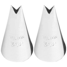 Wilton 造型擠花嘴 352號葉子, 單一顏色, 2個