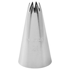 윌튼 모양깍지 21호팁 별, 1개