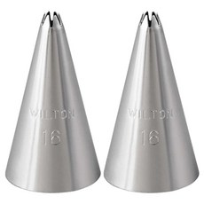 윌튼 모양깍지 16호팁 별, 2개