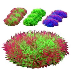 블럭마트 수족관 수초 장식 랜덤 발송, 10개