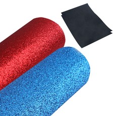 블루초이스 글리터펠트지 블루 + 레드 + 유수지 2p 세트, 혼합 색상