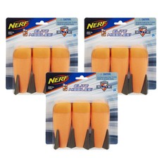 해즈브로 너프 엘리트 리필용 미사일 다트 3p A8951, 혼합 색상, 1개