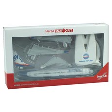 레프리카 1/200 BOEING 737-800 선 익스프레스 조립식 모형 비행기 미니어쳐 HE609654WH, 혼합 색상, 1개
