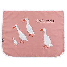 eltz 印花汽車遮陽簾, 1入, 粉色(DUCK FAMILY)