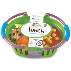 Learning Resources 午餐籃玩具 18件 LER9731, 混合顏色, 1個