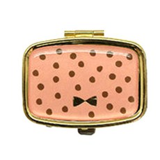 Pedi's Market Lussoyou 方形鏡面保護殼, 1個, 蝴蝶結粉紅色