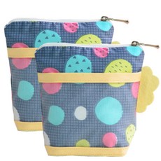 SEMOMS 防水藥包 2入, 彩色圓點款