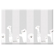 파크론 퓨어버블 헬로쥬 양면 놀이방 매트, 혼합 색상