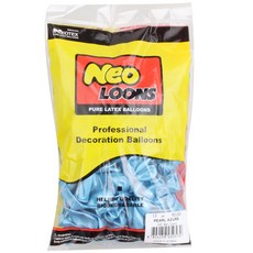네오텍스 네오룬즈 13cm 라운드풍선, 펄아주르, 1개