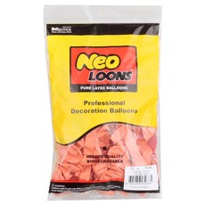 NEO LOONS 13厘米圓形氣球, 粉桃, 100入