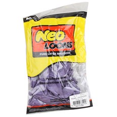 NEOTEX 30 cm 圓形氣球, 珍珠薰衣草紫, 50個
