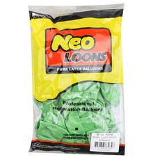 Neo LOONS 30 cm 圓形氣球 50入, 珍珠淺綠, 1個