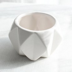 모리앤 별 도자기화병, 화이트
