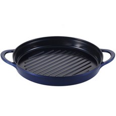 네오플램 레트로쥬얼 그릴팬 블루몬타나, 26cm, 1개