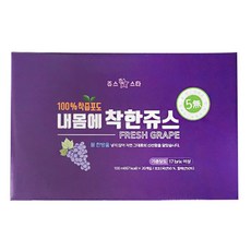 쥬스스타 내몸에 착한 쥬스 포도즙, 2L, 1박스