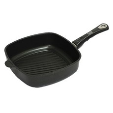 AMT 주물사각 그릴팬 H, 27 x 27 x 7 cm, 1개