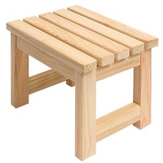 多用途扁柏木椅, 混色